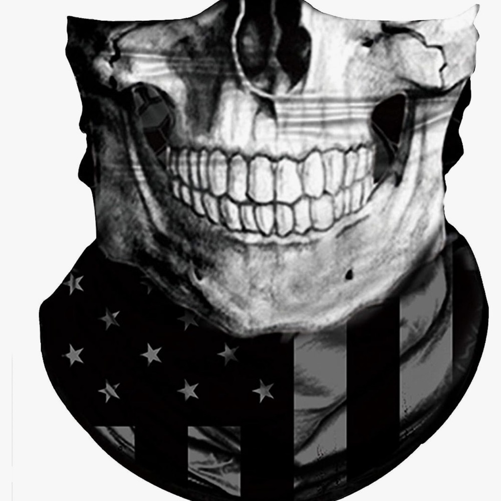 Orbacle skeleton face mask, bandana gaiter - Picture 6 of 6